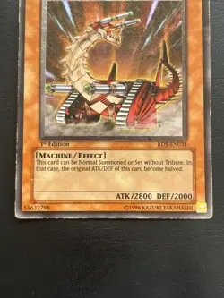 YUGIOH FUSILIER DRAGON THE DUAL MODE BEAST ULTIMATE RARE RDS-EN031 1ST ED PLAYED - Image 4