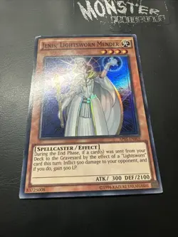 YUGIOH JENIS LIGHTSWORN MENDER SUPER RARE AP05-EN005 - Image 2