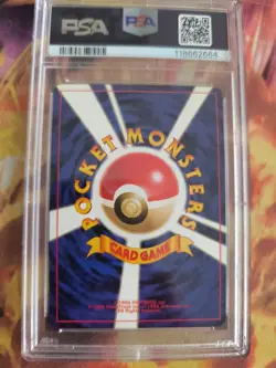 Pokemon Card Rocket's Moltres Lavados Vintage Japanese Gym heroes 1998 PSA 9 - Image 5