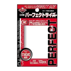 KMC 100 STANDARD FULL SIZED MTG CARD SLEEVES DECK PROTECTOR PERFECT FIT SIZE MTG 4521086000273 - Image 1
