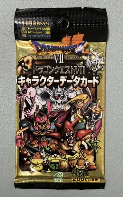Dragon Quest VII Character Data Card Sealed Pack ENIX 2000 Japanese - Image 1