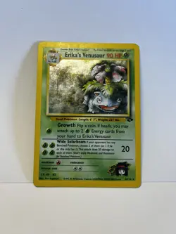 Pokemon TCG Erika's Venusaur Gym Challenge 4 Holo Unlimited Rare Card - Image 1