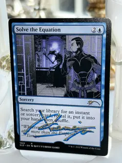 MTG Artist Proof 亀ヰリヨウ/ Riyou Kamei / Solve the Equation SLD AP Magic - Image 5