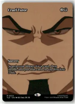 Cruel Tutor (Borderless) Avatar The Last Airbender 0024 - Image 1