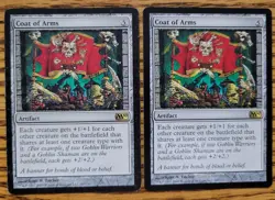 Coat of Arms x2 Lot/Set MTG - Magic Core Set 2010 - Image 1