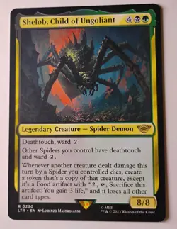 Shelob, Child of Ungoliant MTG, The Lord of the Rings: Takes of Middle-earth, LP - Image 1