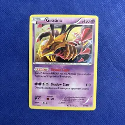 Pokemon Giratina XY184 XY Black Star Promo Cosmos Holo Card NM - Image 1