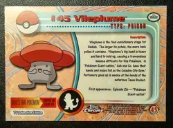 2000 Topps Chrome Pokemon - Vileplume - #45 - Image 2