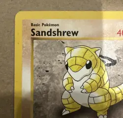 Sandshrew Pokemon 1st Edition Base Set 62/102 LP-NM Non-Holo Shadowless Common - Image 5