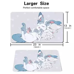 Rabbit 580636 - Board Game Pokemon Eevee Playmat Games Mousepad Play Mat of TCG - Image 2