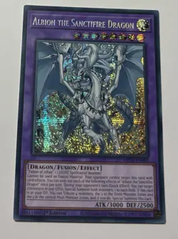 Yu-Gi-Oh - ALBION THE SANCTIFIRE DRAGON - MP24-EN082 Secret NM/M C - Image 1