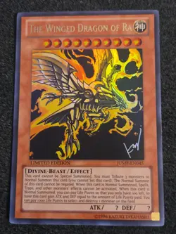 YuGiOh The Winged Dragon of Ra JUMP-EN045 Limited Edition Ultra Rare NM - Image 1