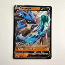 Lucario V - 078/189 - Pokemon Astral Radiance Sword & Shield Ultra Rare Card NM - Image 1
