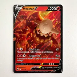 Heatran V - 025/189 - Pokemon Astral Radiance Sword & Shield Ultra Rare Card NM - Image 1