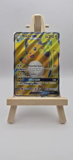 Pokemon TCG Raichu GX Sun Moon SM90 Holo Promo Card - Image 1