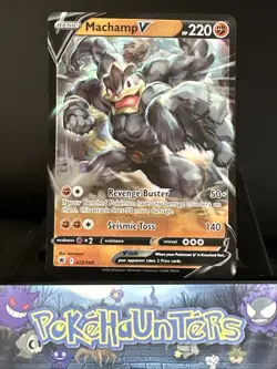 Pokemon Card Machamp V 072/189 Astral Radiance Holo Ultra Rare NM - Image 1