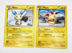 Minun 40/108 Plusle 39/108 Pokemon Card Dark Explorers 2012 LP/MP - Image 1