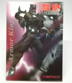 035 Armor king TEKKEN2 Namco Official Collection Cards trading Videdo Game - Image 1