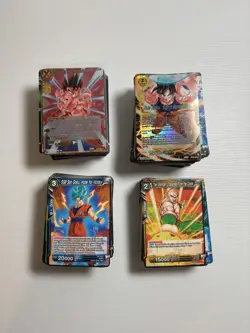 Dragonball Super TCG Cards Mixed Bulk Lot Over 300 NM Various Characters - Image 1