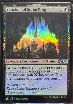 Sanctum of Stone Fangs #120 Core Set 2021 Foil Uncommon - Image 1