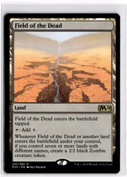Field of the Dead Core Set 2020 247 LP x1 MTG Magic: the Gathering - Image 1