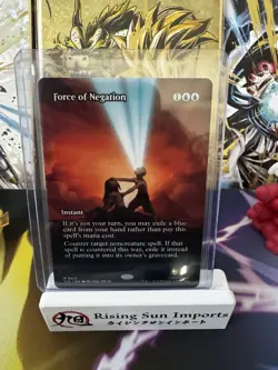 MTG Force of Negation Avatar: The Last Airbender Borderless (Non-Foil) NM Magic - Image 1