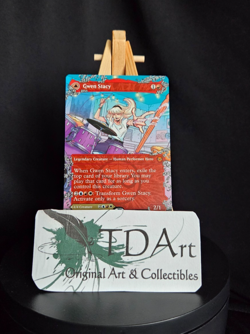 GWEN STACY ~ NM ~ MTG Magic- 0209 SPM Marvel Spider-Man BORDERLESS - Image 1