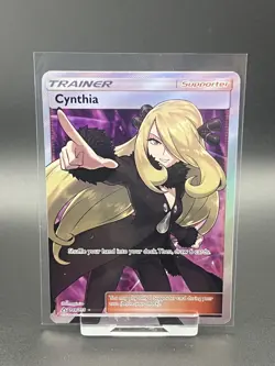 Cynthia (Full Art) #148/156 Sun & Moon-Ultra Prism Holo Pokemon. - Image 1