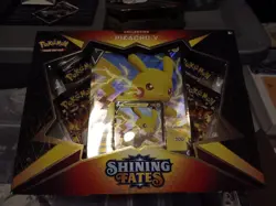 Pokemon TCG - Shining Fates Pikachu V Collection Box - NEW FACTORY SEALED - Image 2