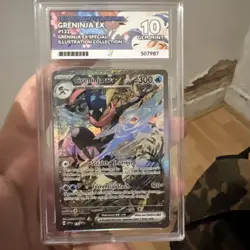 Pokemon TCG Black Star Promo Greninja EX SVP 132 ACE 10 - PERFECT SUB GRADES - Image 1