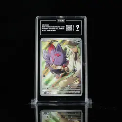 2025 POKEMON JOURNEY TOGETHER POKEMON CENTER ETB SVP PROMO #189 N'S ZORUA TAG 9 - Image 1