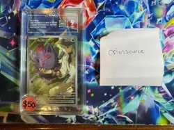2025 POKEMON JOURNEY TOGETHER POKEMON CENTER ETB SVP PROMO #189 N'S ZORUA TAG 9 - Image 3