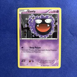 Pokemon TCG XY - Black Star Promo - Gastly #XY132 - Cosmos Promo Holo NM - Image 1