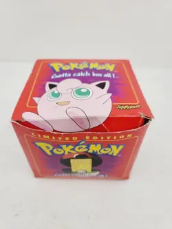 1999 Pokemon 23k Gold Plated Trading Card Jigglypuff Pokeball Burger King Sealed - Image 4