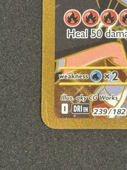 Pokemon TCG Ethan's Ho-Oh EX Gold Holo Card 239/182 Sv10: Destined Rivals - Image 3