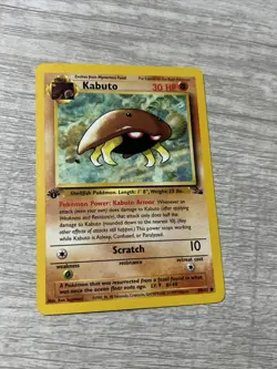 KABUTO Pokemon Card - WOTC - 1st Edition - Fossil - 50/62 - Near Mint NM - Image 1