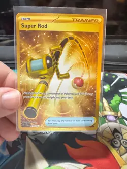 Pokemon Gold Card Lot of 7 Mew VMAX Secret Rare Super Rod Tapu Lele GX - Image 3