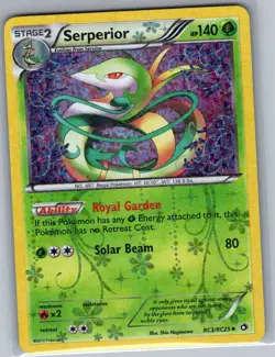Serperior RC3/RC25 Legendary Treasures: Radiant Collection - Pokemon Card - LP - Image 1