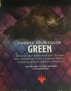 MTG DD Adventures in the Forgotten Realm Green Theme Booster Set 35 Card - Image 2
