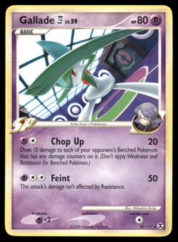 Gallade 20/111 Rising Rivals Regular Non Holo 2009 Pokemon Card Light Played LP - Image 1