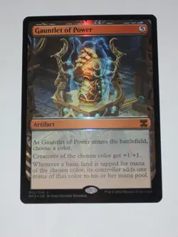 MtG - FOIL - Gauntlet of Power - Kaladesh Inventions - (MPS) - NM - Image 1