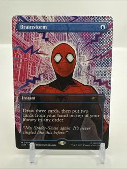 MTG Brainstorm R (7019) Marvel Spider-Man Secret Lair Drop Series - Image 1
