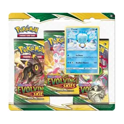 Pokemon Evolving Skies 3 pack blister Eiscue Promo - New & Sealed - UK Seller - Image 1