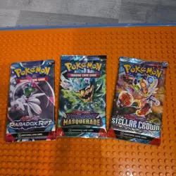 POKEMON TCG - 3x sealed Booster Packs Sealed paradox stellar twilight - Image 1