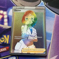 Doctor 214/198 Chilling Reign NM Full Art Secret Rainbow Pokemon MINT - Image 1