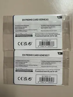 Pokemon Genesect 8/94 Phantasmal Flames & Xerneas 064/132 Mega Evolution Promos! - Image 4