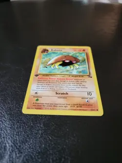 Pokemon Fossil Set 1st Edition Regular Finish Kabuto 50/62 LP-NM OC437 - Image 2