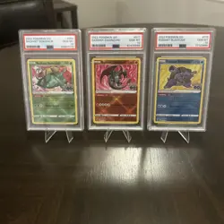 Pokemon Radiant Set Venasaur, Charizard, Blastoise PSA 10 Pokemon GO - Image 1