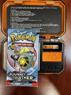 22.50g VERY HEAVY Journey Together Pokemon Sealed Booster Pack New - Image 1