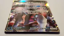 Darkrai GX 88/147 Pokemon Burning Shadows RARE Slanted Miscut Error - Image 4